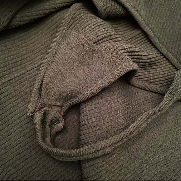 Wilfred Lefou bodysuit long sleeve rib knit thong green - Picture 4 of 8